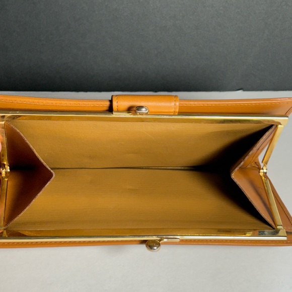 Vintage Celine Macadam Triomphe Light Beige Long Wallet - Picture 9 of 14